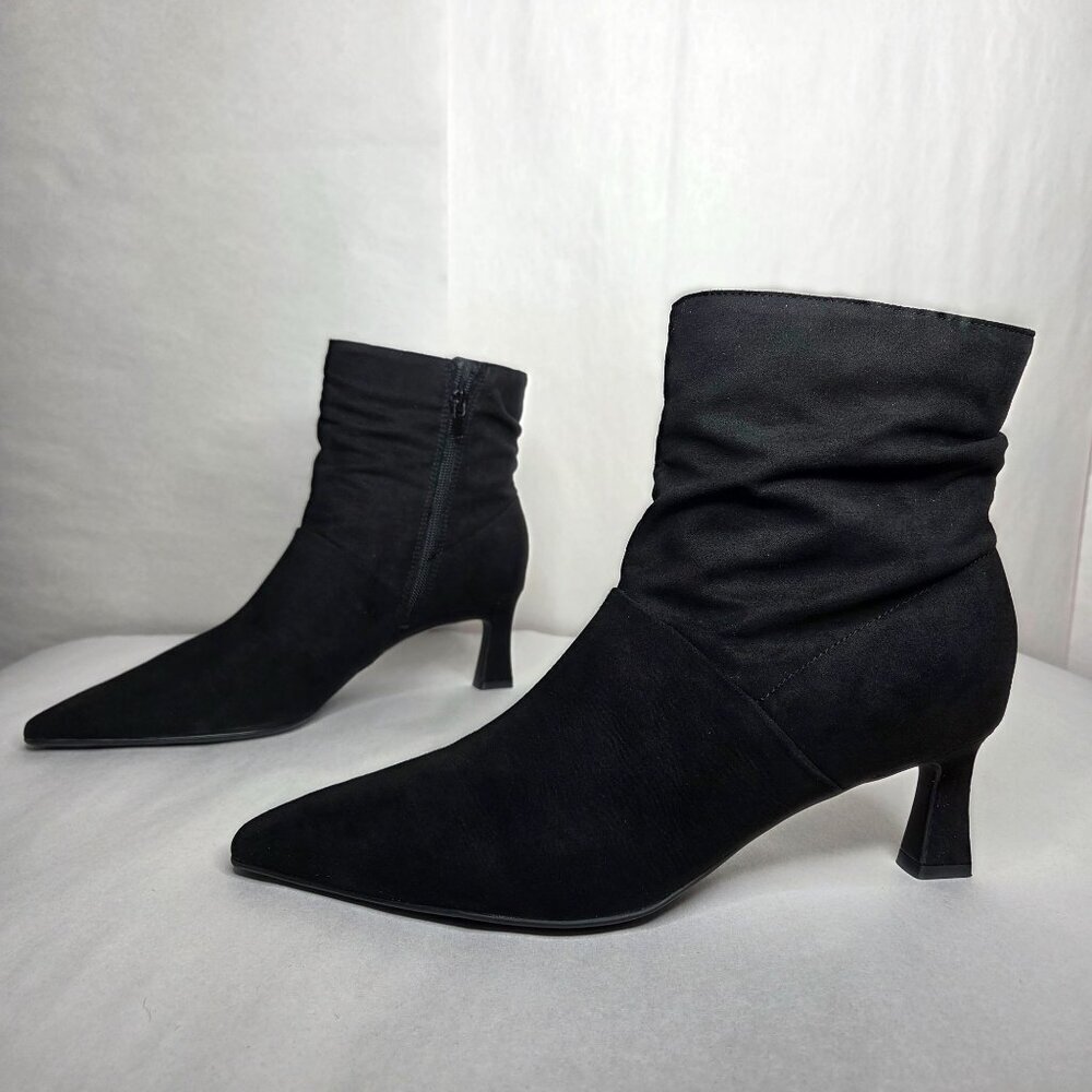 Naturalizer Tribute Black Slouchy Dress Booties, Size: 11 M